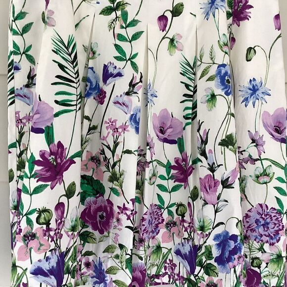 RSVP by Talbots pleated floral skirt size 12p.  0304 - Picture 5 of 8